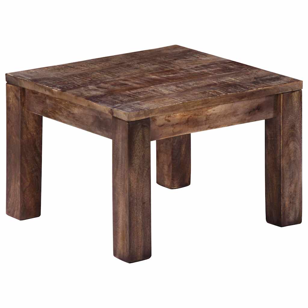 247468 vidaXL Coffee Table 50x50x35 cm Solid Mango Wood