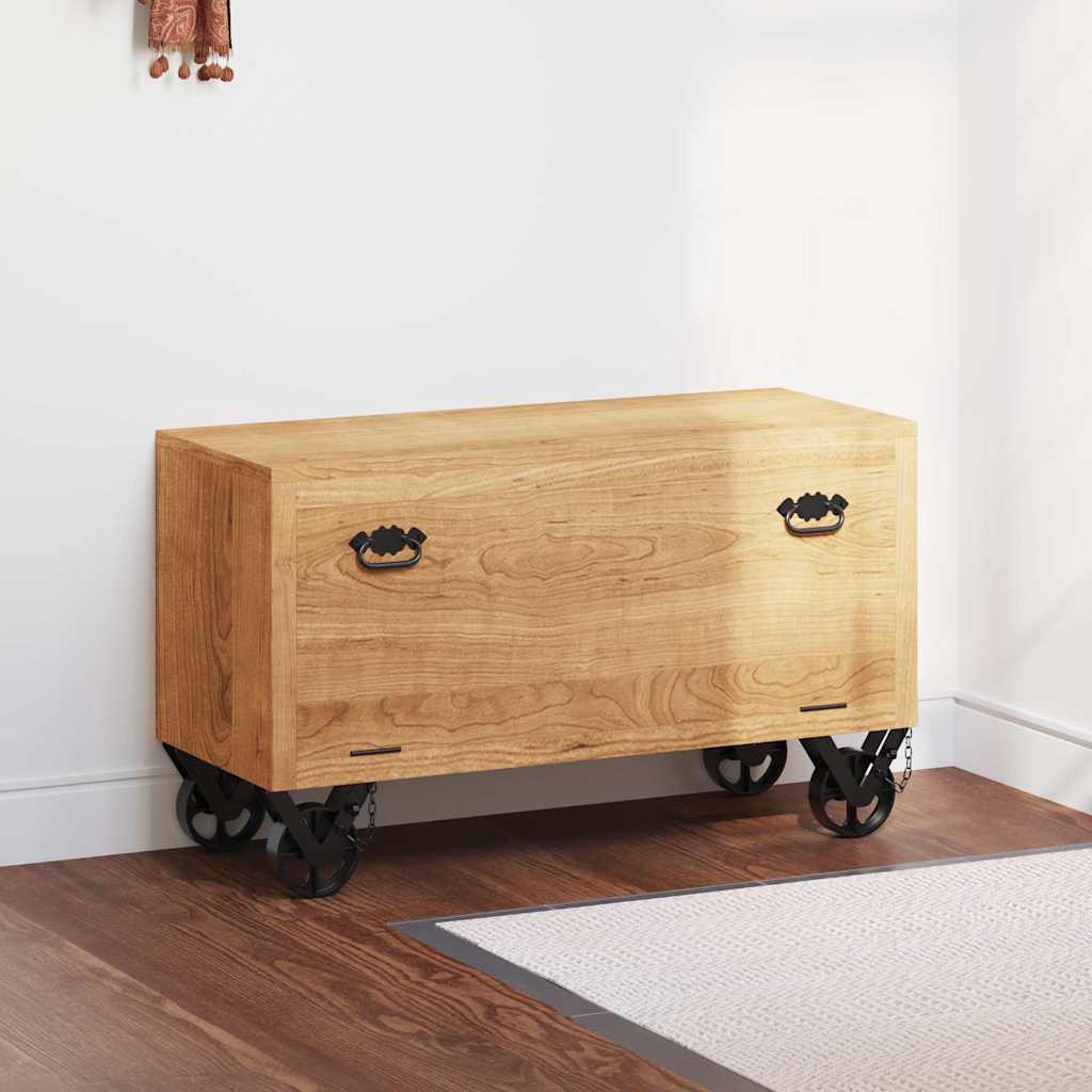 Shoe Cabinet 86x35x55 cm Solid Mango Wood