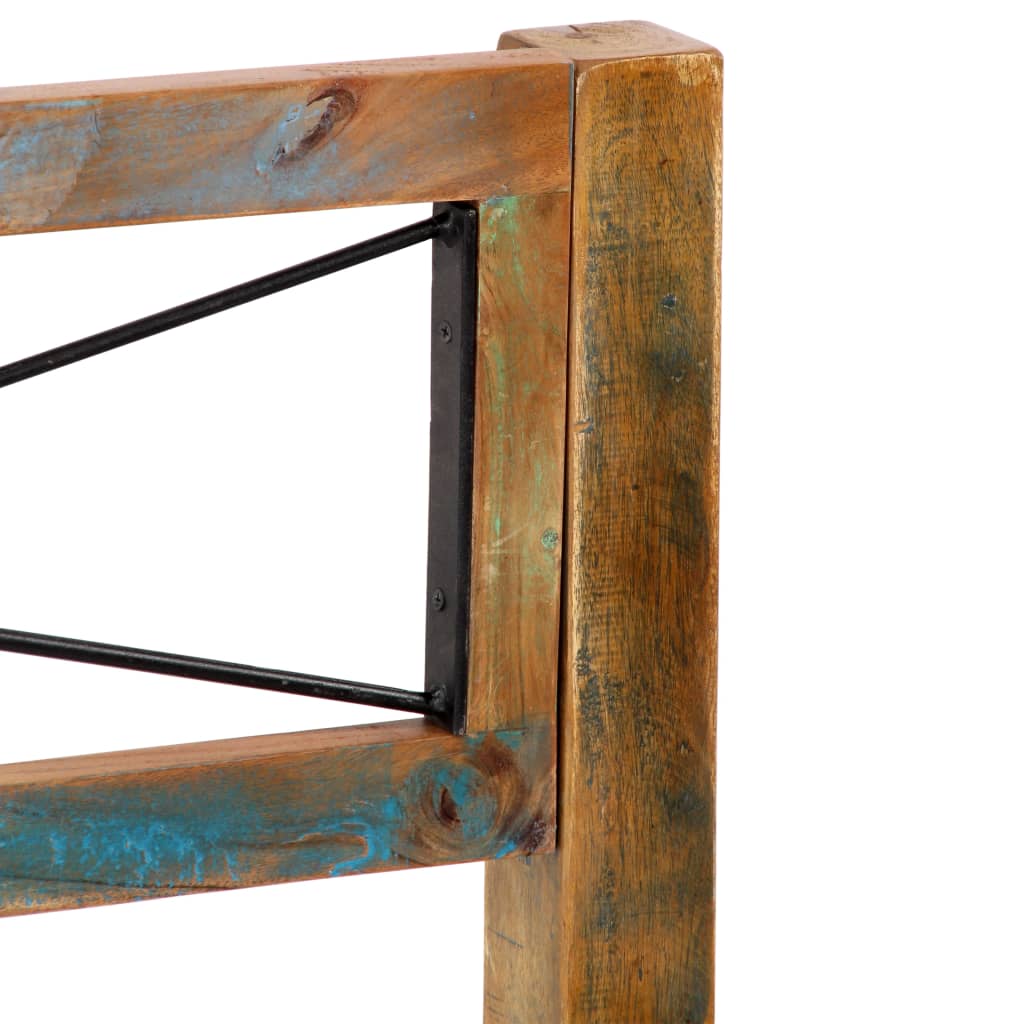 Bed Frame without Mattress Solid Reclaimed Wood 180x200 cm Super King