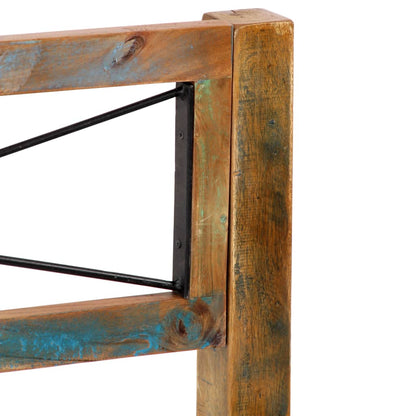Bed Frame without Mattress Solid Reclaimed Wood 180x200 cm Super King