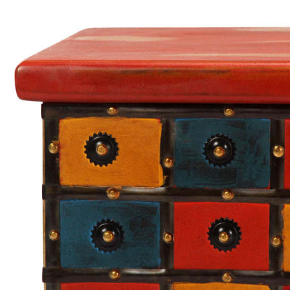 247669 vidaXL Storage Box Red 110x40x40 cm Solid Acacia Wood