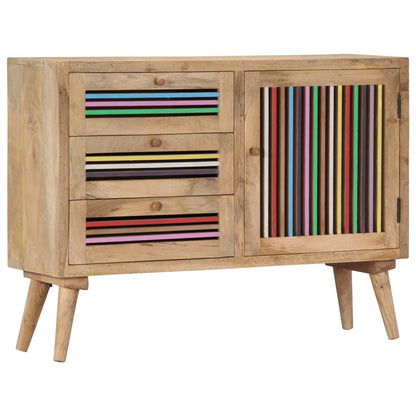 249866 vidaXL Sideboard 100x30x75 cm Solid Mango Wood