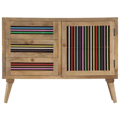 249866 vidaXL Sideboard 100x30x75 cm Solid Mango Wood