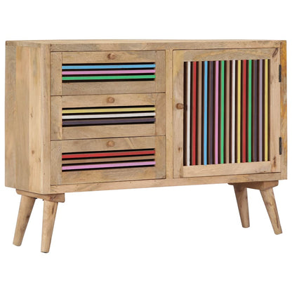 249866 vidaXL Sideboard 100x30x75 cm Solid Mango Wood