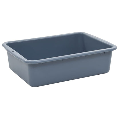Kitchen Cart with Plastic Containers 82x43.5x92 cm