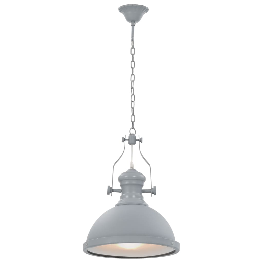 Ceiling Lamp Grey Round E27