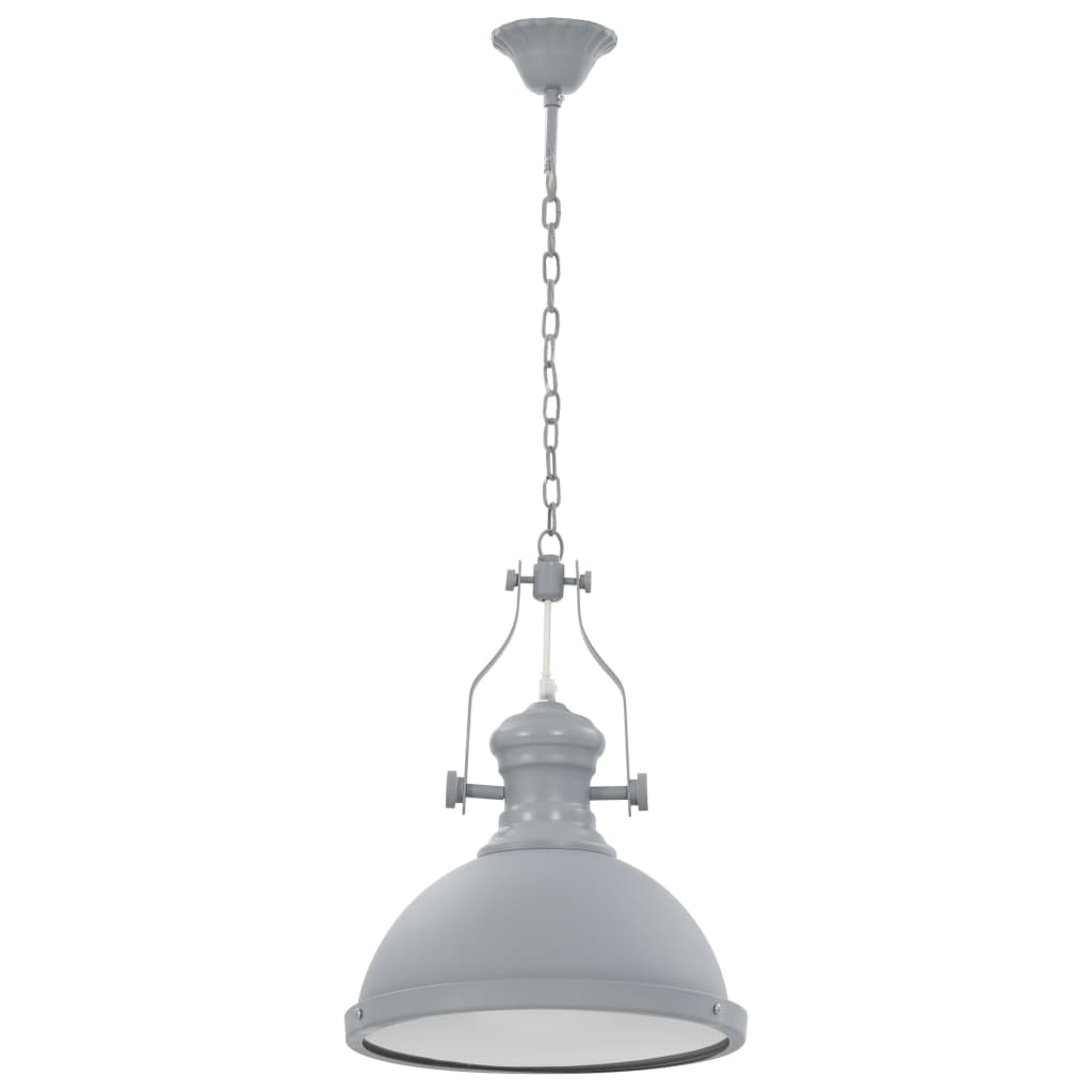 Ceiling Lamp Grey Round E27