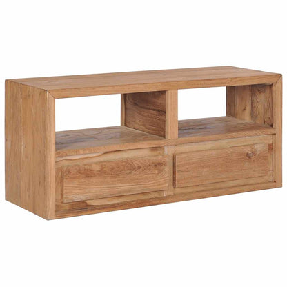 TV Cabinet | Natural Wood Colour | Solid Teak Wood | Medium