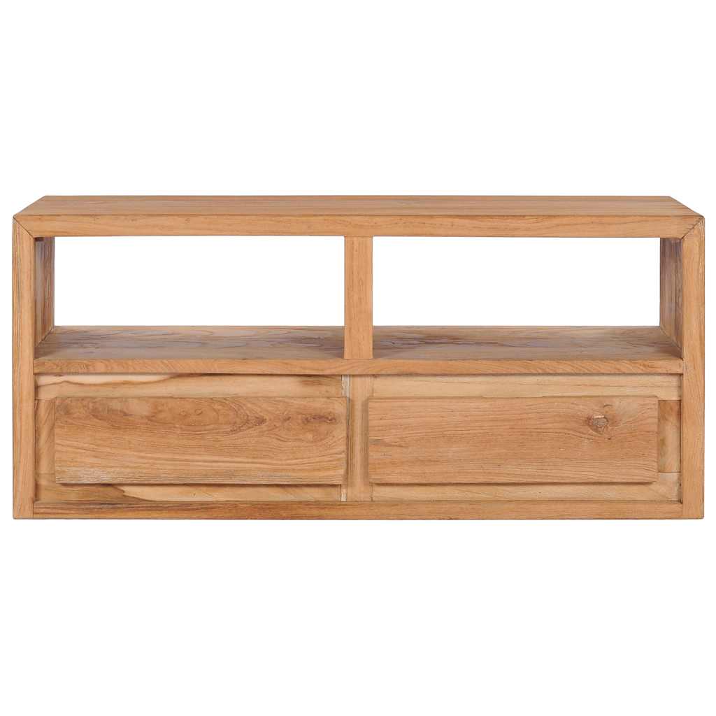 282848 vidaXL TV Cabinet 90x30x40 cm Solid Teak Wood