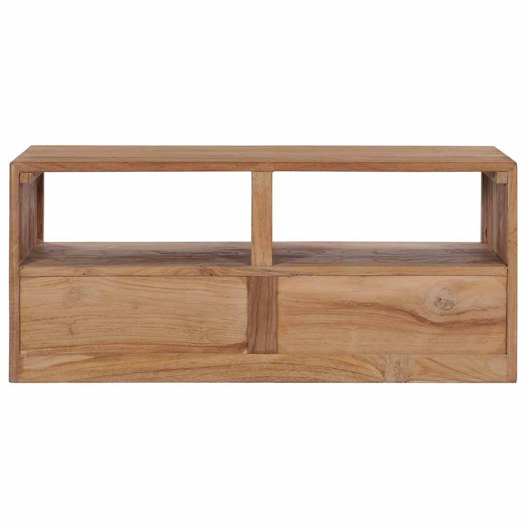 TV Cabinet | Natural Wood Colour | Solid Teak Wood | Medium