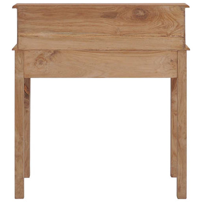 282851 vidaXL Desk 90x50x100 cm Solid Teak Wood