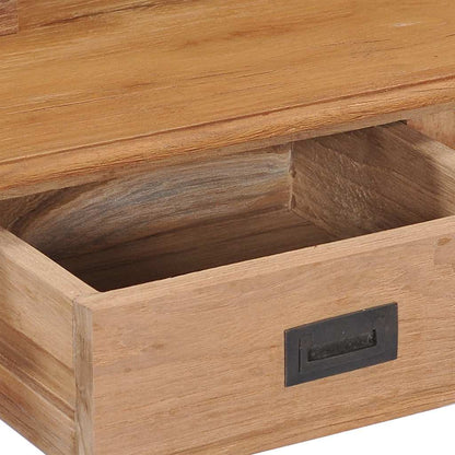 282851 vidaXL Desk 90x50x100 cm Solid Teak Wood