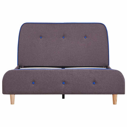 Bed Frame | Taupe | Iron, Wood, Fabric | Small Double | Durable