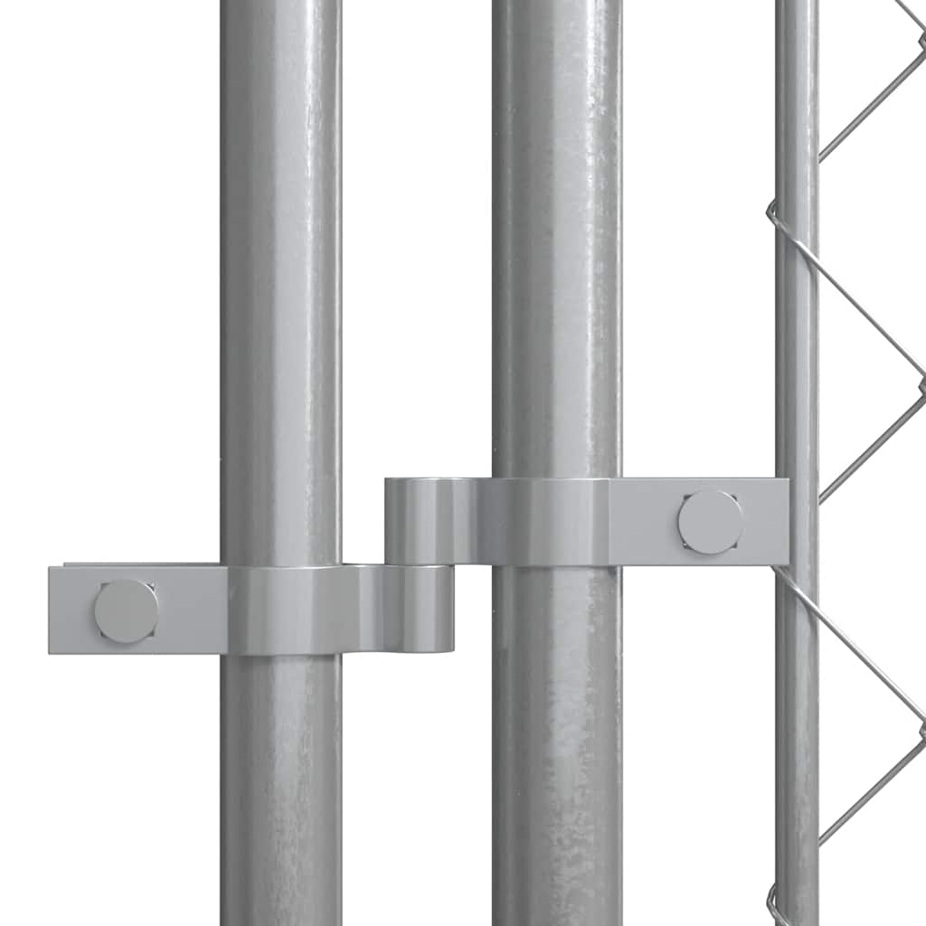 Outdoor Dog Kennel with Roof 7.6x3.8x2.3 m