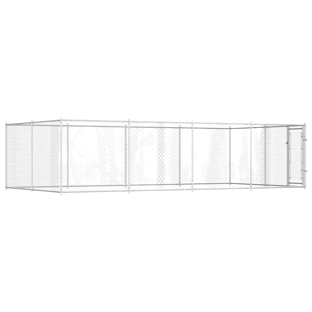Outdoor Dog Kennel 7.6x3.8x1.9 m