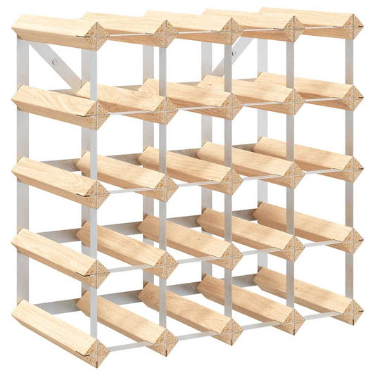 Wine Rack for 20 Bottles Solid Pinewood