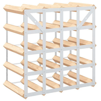 Wine Rack for 20 Bottles Solid Pinewood