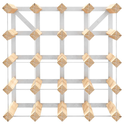Wine Rack for 20 Bottles Solid Pinewood