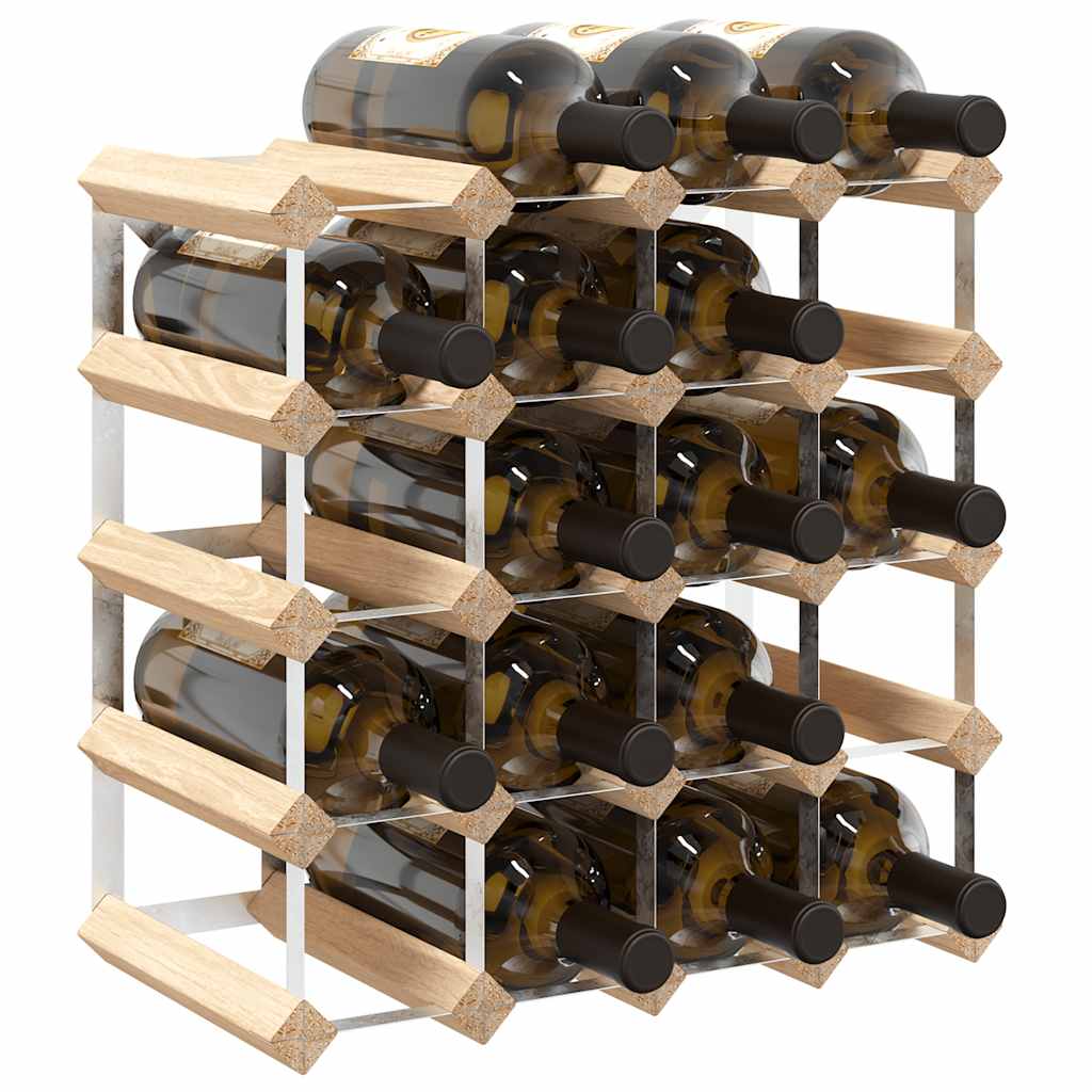 Wine Rack for 20 Bottles Solid Pinewood