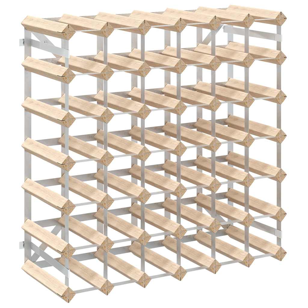Wine Rack for 42 Bottles Solid Pinewood