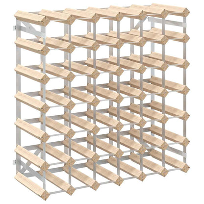 Wine Rack for 42 Bottles Solid Pinewood