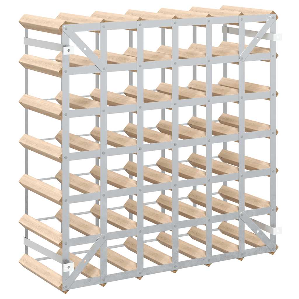 Wine Rack for 42 Bottles Solid Pinewood