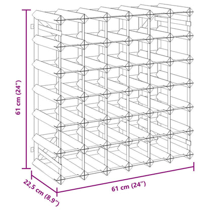 Wine Rack for 42 Bottles Solid Pinewood