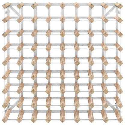 Wine Rack for 72 Bottles Solid Pinewood