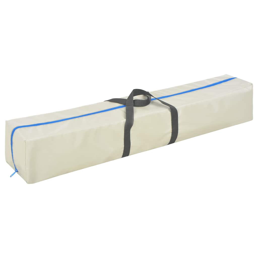 Inflatable Gymnastics Mat with Pump 600x100x10 cm PVC Blue