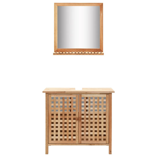 Storage Cabinet | Natural | Solid walnut wood and plywood | Medium