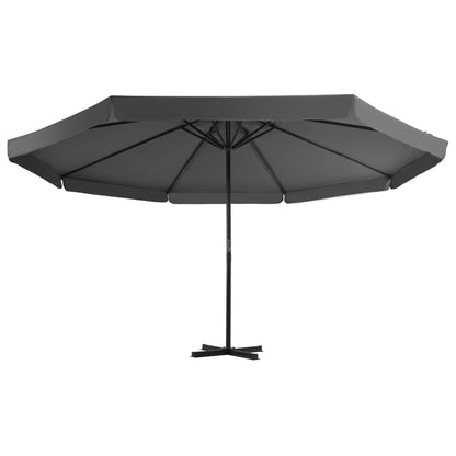 Garden Parasol | Anthracite | Aluminium | 5 m diameter, 3.85 m height
