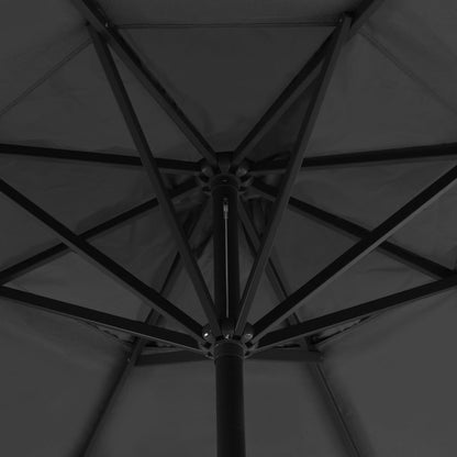 Garden Parasol | Anthracite | Aluminium | 5 m diameter, 3.85 m height