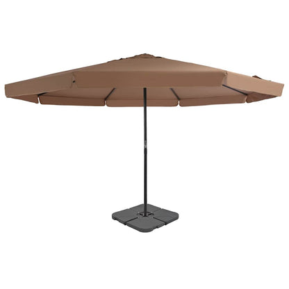 Garden Parasol with Portable Base Taupe