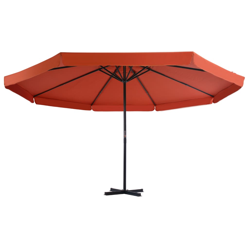 Garden Parasol | Terracotta | Aluminium, Steel, Plastic | Large