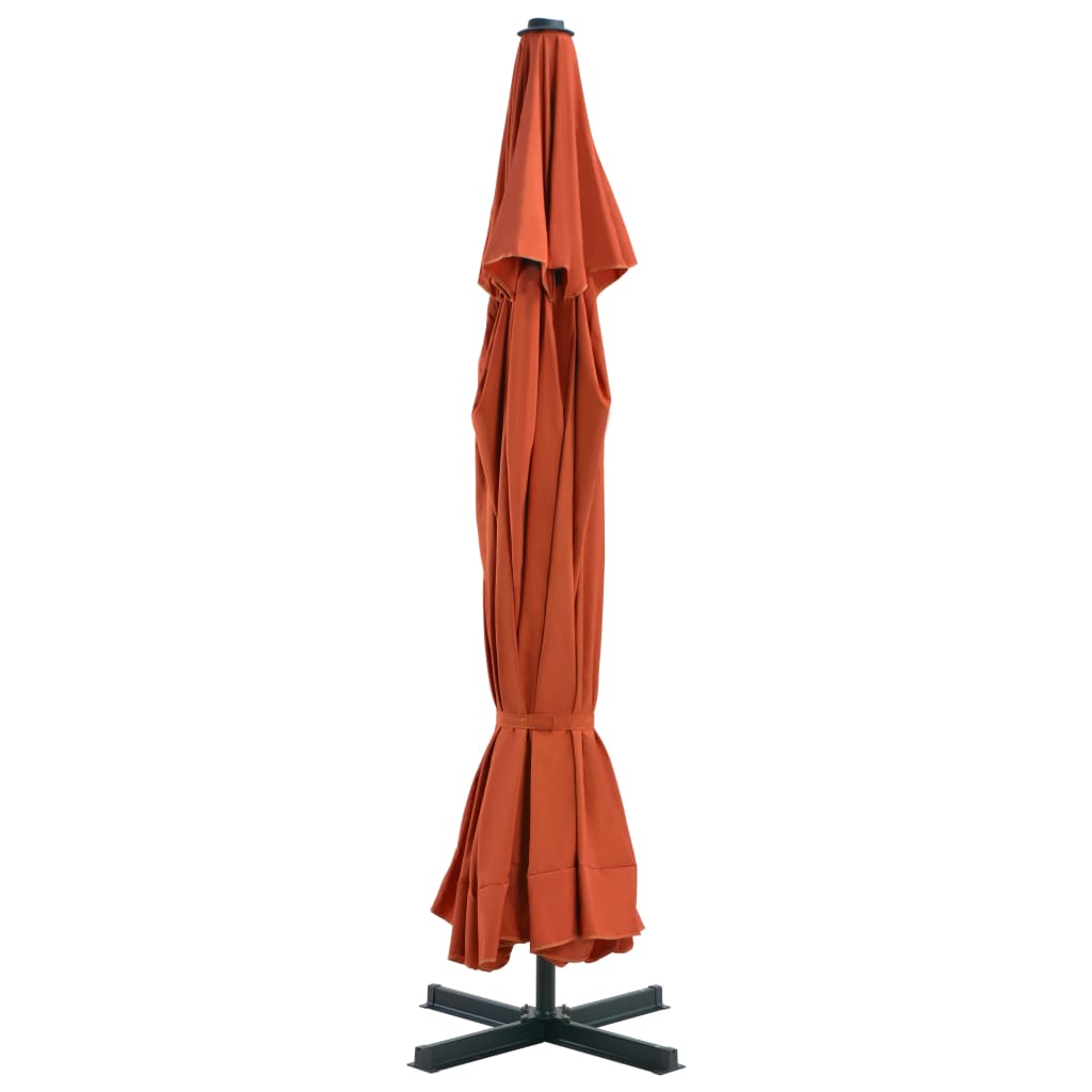 Garden Parasol | Terracotta | Aluminium, Steel, Plastic | Large