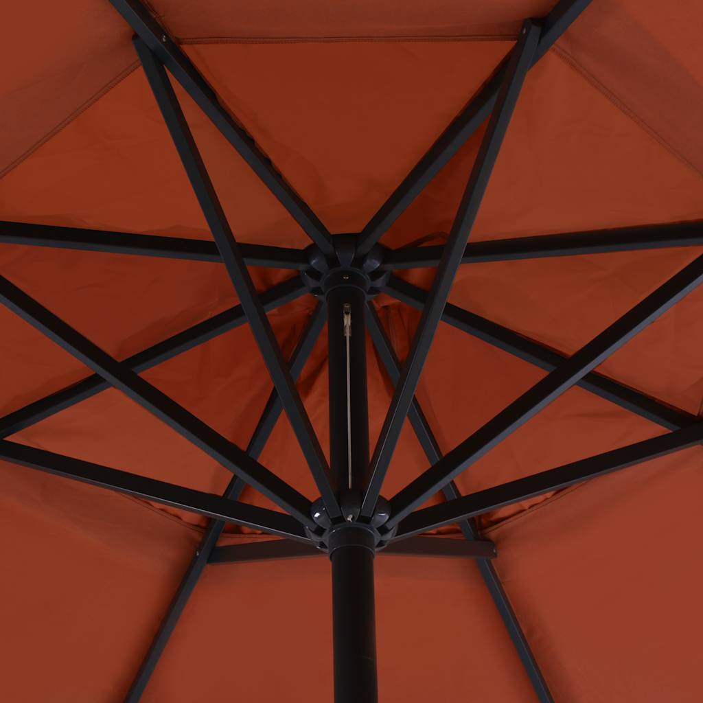 Garden Parasol with Portable Base Terracotta