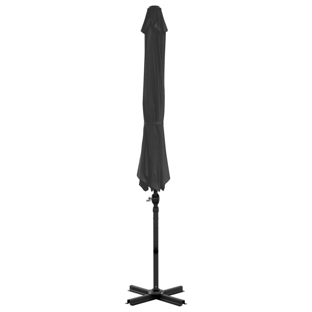 Garden Parasol | Anthracite | Aluminium, Steel, Plastic | Large
