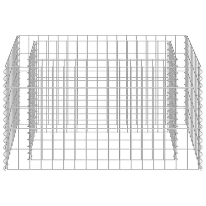 Gabion Raised Bed Galvanised Steel 90x50x50 cm