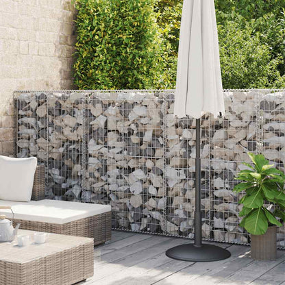 Gabion Wall with Covers Galvanised Steel 900x50x150 cm