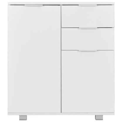 283715 vidaXL Sideboard High Gloss White 71x35x80 cm Engineered Wood