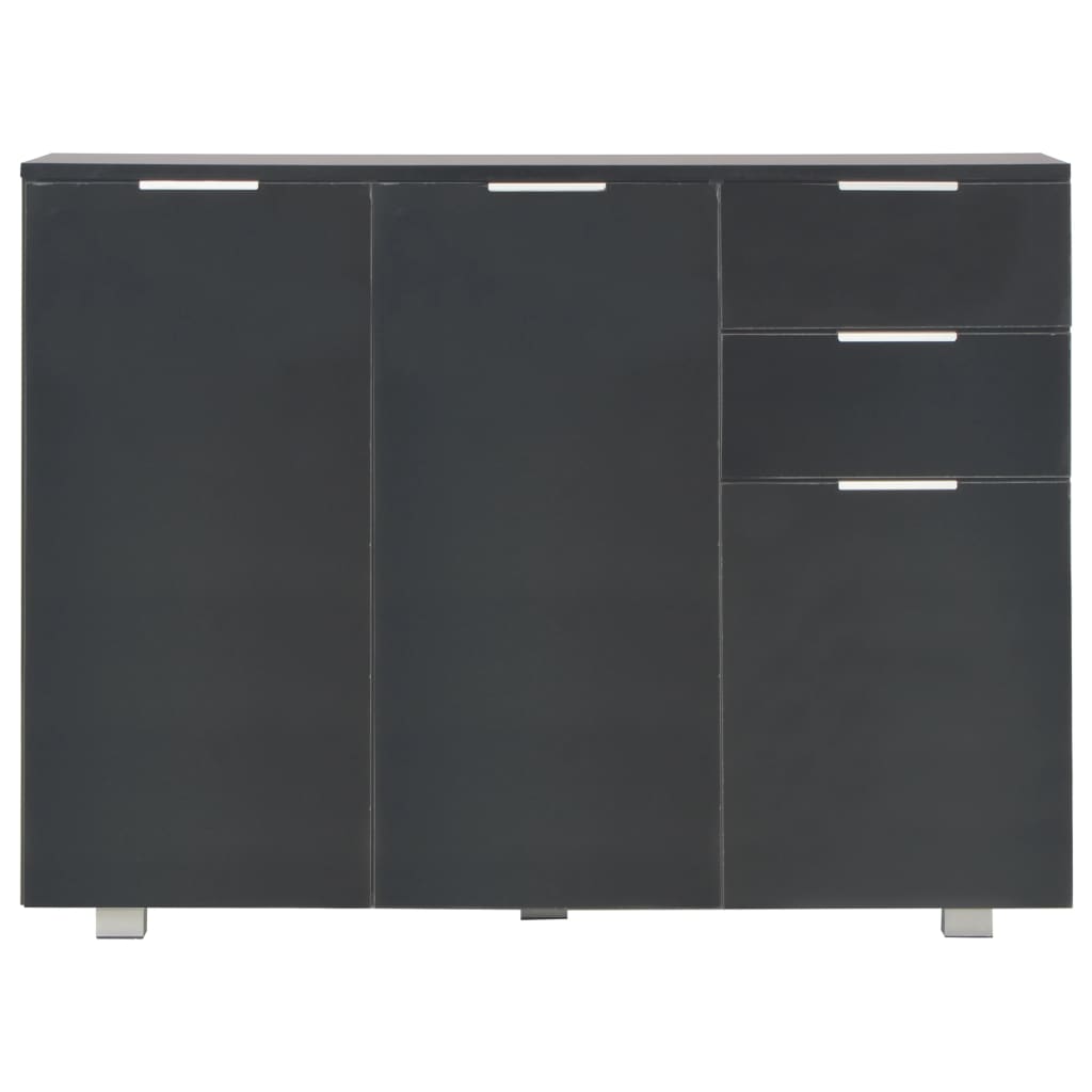 Sideboard | Black | Engineered wood | Medium | Sideboard | Rectangular