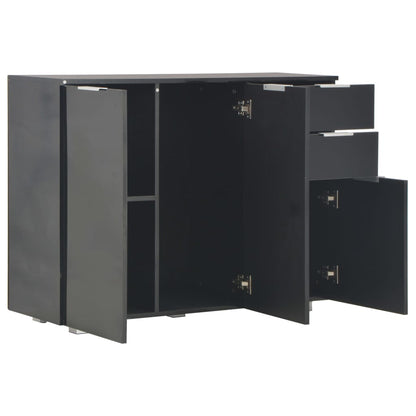 Sideboard | Black | Engineered wood | Medium | Sideboard | Rectangular