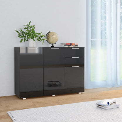 Sideboard | Black | Engineered wood | Medium | Sideboard | Rectangular