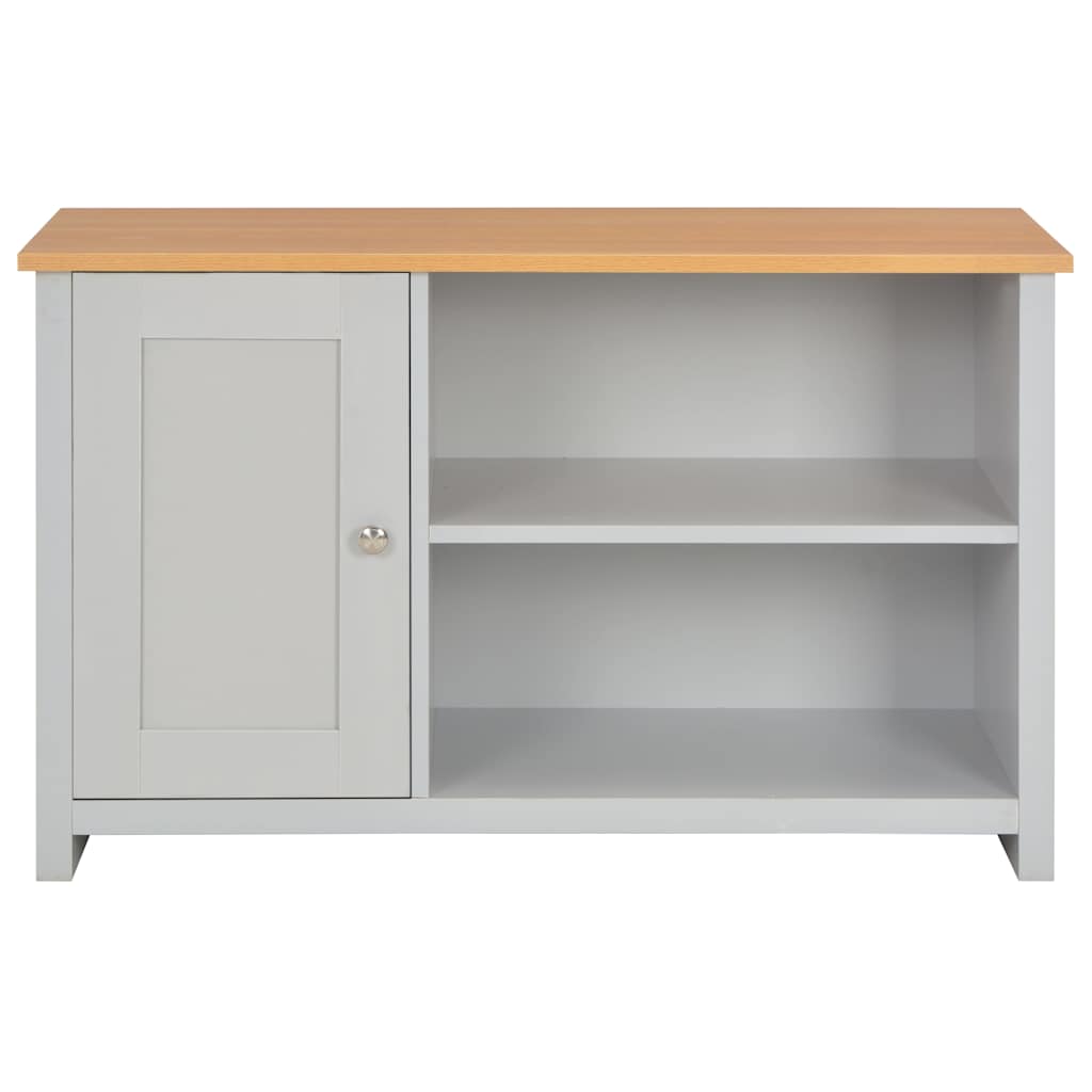 283739 vidaXL TV Cabinet Grey 95x39x58 cm