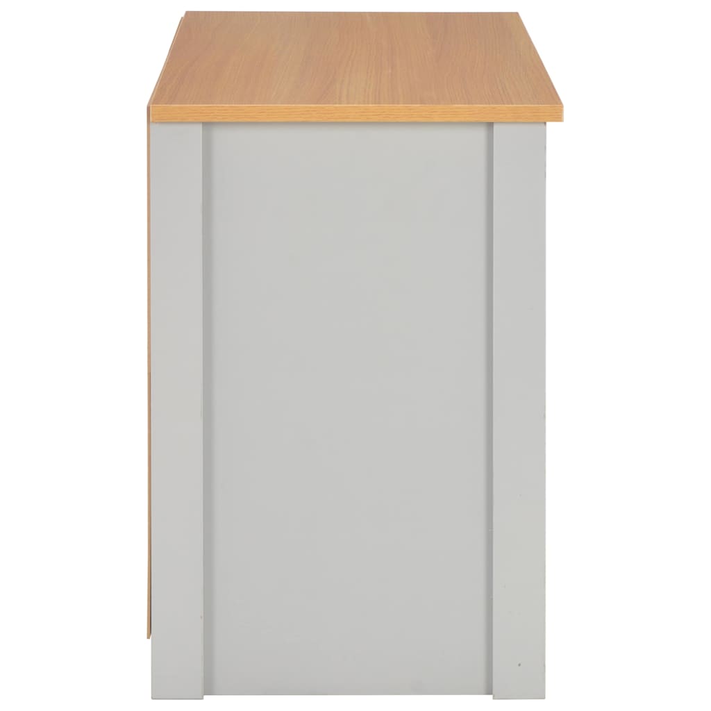 283739 vidaXL TV Cabinet Grey 95x39x58 cm