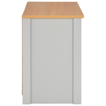 283739 vidaXL TV Cabinet Grey 95x39x58 cm