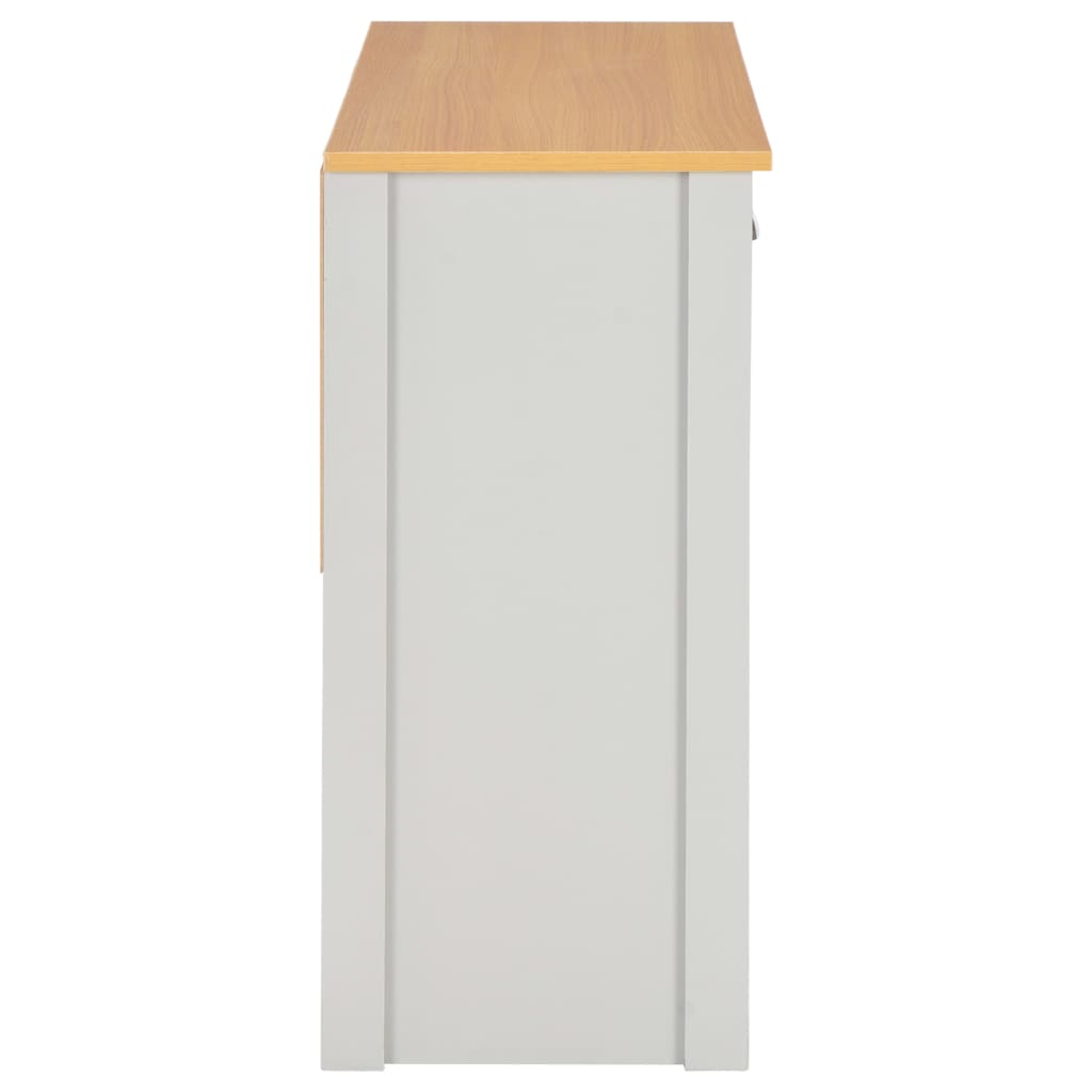 283741 vidaXL Console Table Grey 97x35x76 cm