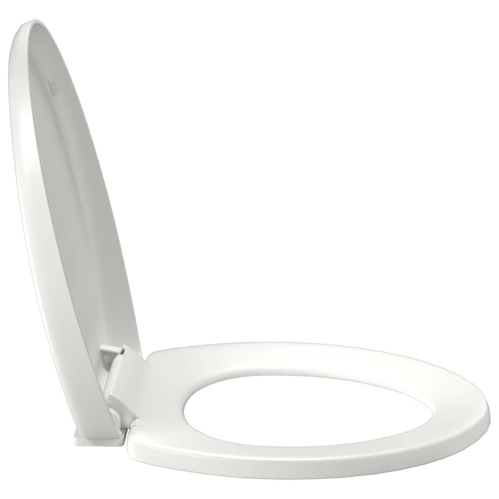 Soft-close Toilet Seat with Quick-release Design White