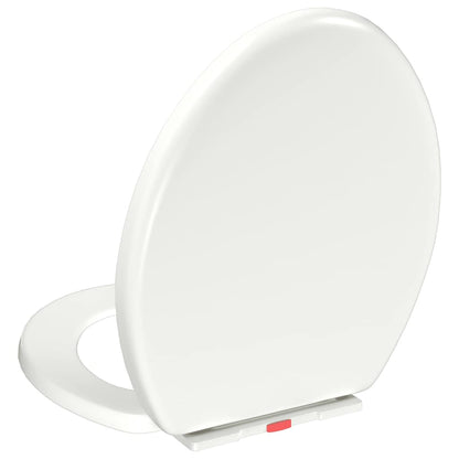 Soft-close Toilet Seat with Quick-release Design White