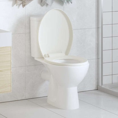 Soft-close Toilet Seat with Quick-release Design White
